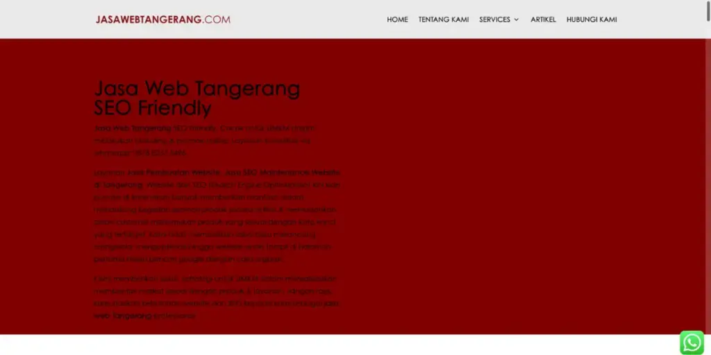 Jasa Web Tangerang